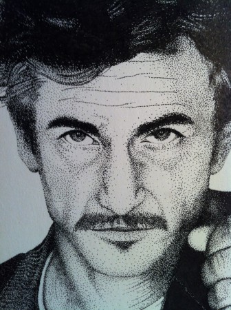 dessin au feutre, uniquement en petits points......